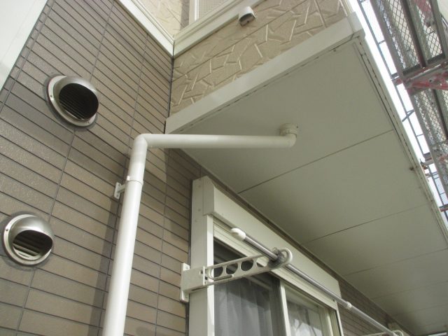 姫路市で新設した竪樋